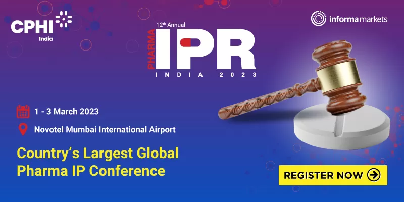 Pharma IPR Conference 2023: The 12th Annual Pharma Intellectual Property Rights