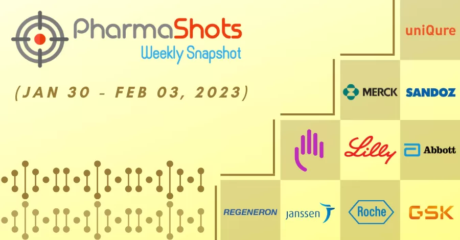 PharmaShots Weekly Snapshots (January 30 - February 03, 2023)