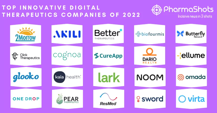 Top Innovative Digital Therapeutics Companies of 2022