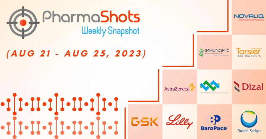 PharmaShots Weekly Snapshots (August 21 – 25, 2023)