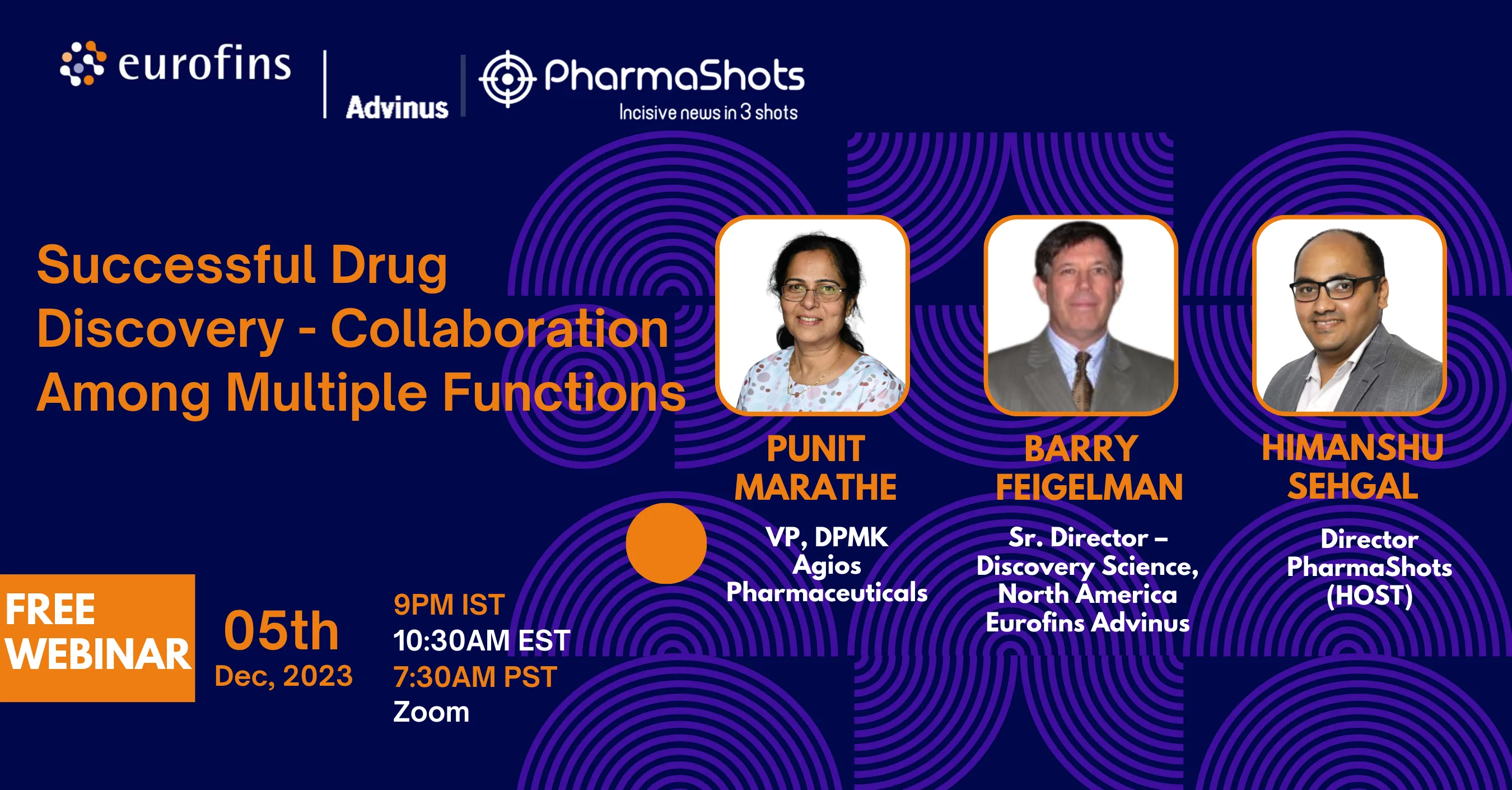 Exclusive Webinar: Successful Drug Discovery- Collaboration Among Multiple Functions
